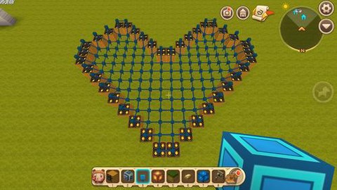 迷你世界爱心怎么做