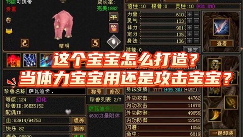 天龙八部怎么打宝宝技能[图1]