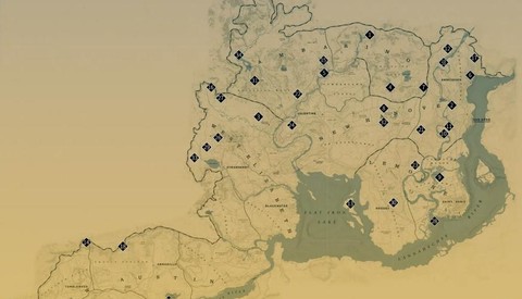 荒野大镖客如何显示地图